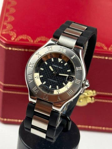Cartier - Autoscaph 21 - 2427 - Unisexe - 2002, Nieuw