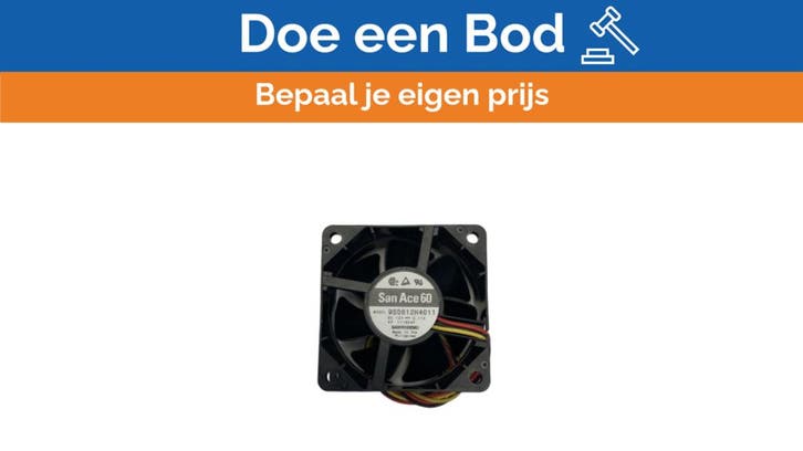 Bieden: EBM Papst 600N Axial FAN 12V - 700-9262, Watersport en Boten, Bootonderdelen, Ophalen of Verzenden