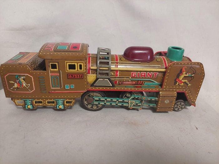 SSS Toys - Jouet Blikken Trein - 1930-1940 - Japon, Antiquités & Art, Antiquités | Jouets