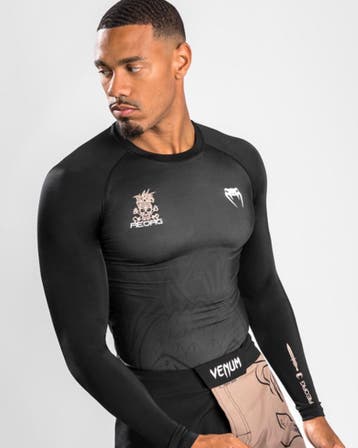Venum Reorg Rash Guard Lange Mouwen Zwart, Kleding | Heren, Verzenden, Zwart, Vechtsport, Venum