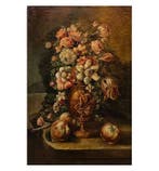 Spanish School (XVIII-XIX) - NO RESERVE - Classic floral