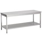 Werktafel | RVS | Bodemschap | Diepte 700 | Hoogte 900 |, Verzenden, Nieuw in verpakking