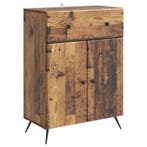 vidaXL Dressoir met lade Oud hout 66 x 34,5 x 90 cm Bewerkt, Maison & Meubles, Verzenden