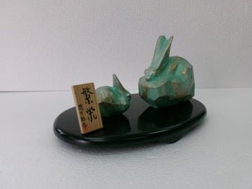 IJzer (gegoten/gesmeed), Okimono van ijzer (gegoten/gesmeed)