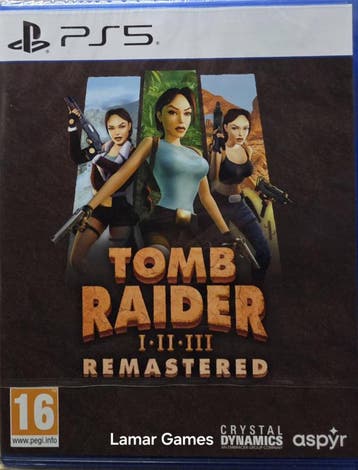 Tomb Raider I-III Remastered (ps5 nieuw), Games en Spelcomputers, Games | Sony PlayStation 1, Ophalen of Verzenden, Nieuw