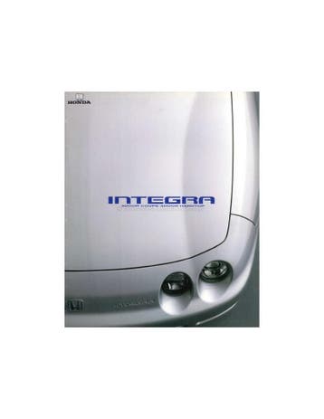 1994 HONDA INTEGRA 3D COUPE & 4D HARDTOP BROCHURE JAPANS, Nieuw