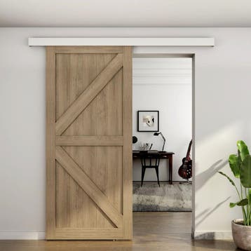Nova schuifdeursysteem wit 200 cm – wand- en plafondmonta., Ophalen of Verzenden, Nieuw, Overige materialen, Schuif of Grendel
