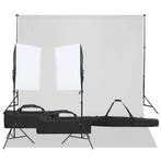 vidaXL Fotostudioset met verlichtingsset en achtergrond, Audio, Tv en Foto, Fotografie | Fotostudio en Toebehoren, Verzenden, Nieuw