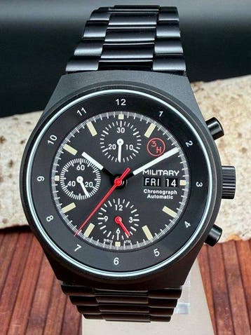 Military - Automatic Chronograph - Zonder minimumprijs -, Nieuw