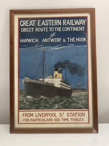 Anonymous - Unknown - Rare Great Eastern Railway Direct, Antiek en Kunst