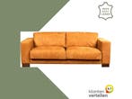 Leren bank Clear - 3 zits - Kenia Cognac (cognac) - Poten, Ophalen of Verzenden