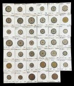 België. 57 Coin Collection Lot - KM Cataloged Holders &