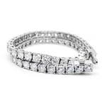 Armband - 14 karaat Witgoud - 5.47ct. tw. Diamant