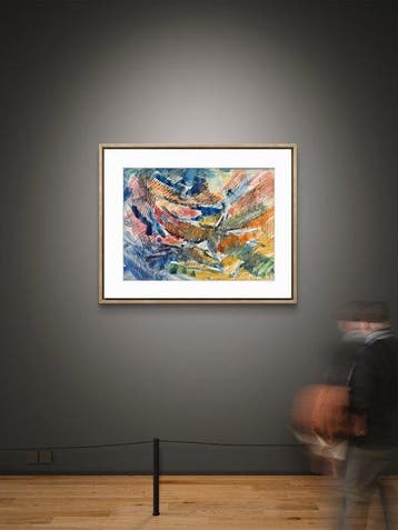 René Mels (1909-1977) - Composition aquarelle et encre –