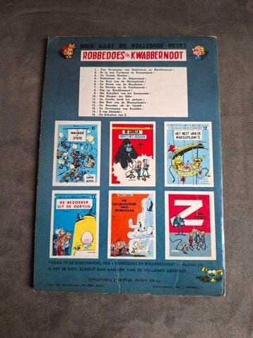 Robbedoes en Kwabbernoot 16 - De Schaduw van Z - 1 Album -, Boeken, Nieuw