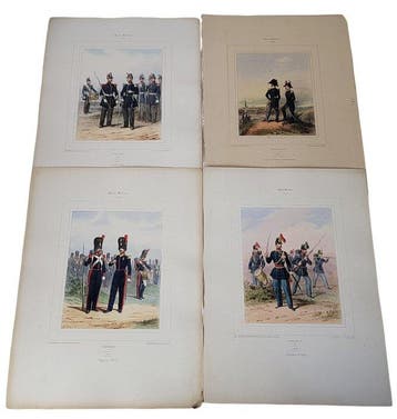 Imp.Villain - Galerie Militaire - Gravures Armée Belge -