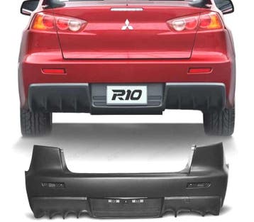 PARE CHOCS ARRIÈRE POUR MITSUBISHI LANCER 09-15 LOOK EVO, Verzenden, Nieuw