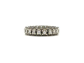 Zonder minimumprijs - Ring - 18 karaat Witgoud - 0.66ct. tw.