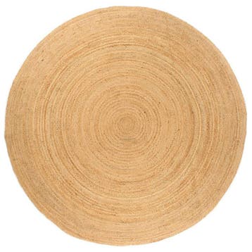 Jute Tapijt 180cm | Tweede Kansje | OP = OP, Maison & Meubles, Ameublement | Tapis & Moquettes, Verzenden