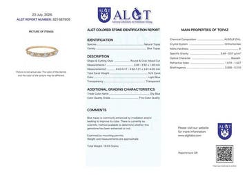 Zonder minimumprijs - Armband Zilver - Topaz -, Nieuw