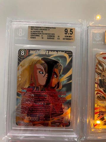 Bandai - 10 Graded card - Dragon Ball - Bulma, android, Nieuw
