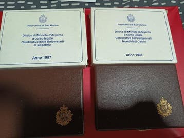 San Marino. 1986,1987 (Zonder minimumprijs)