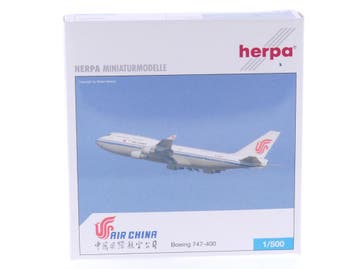 Schaal 1:500 Herpa 514255 Air China Boeing 747-400 Reg. B..., Ophalen of Verzenden