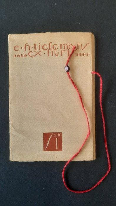 Ex-Libris anciens E.H.Thielemans , Catalogue ,A.D.Henriksen, Antiquités & Art, Antiquités | Livres & Manuscrits