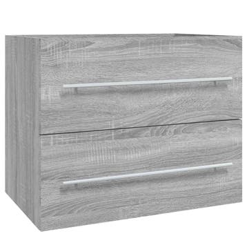Wastafelkast Grijs 60cm | 34% Korting | Retour Deal, Verzenden, 50 tot 100 cm, Zo goed als nieuw, Minder dan 100 cm