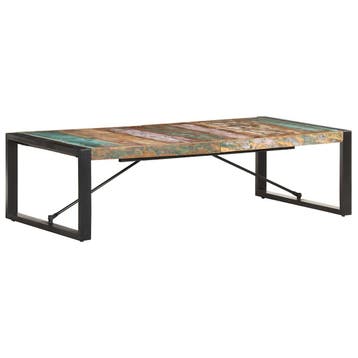 vidaXL Salontafel 140x70x40 cm massief gerecycled hout, Verzenden