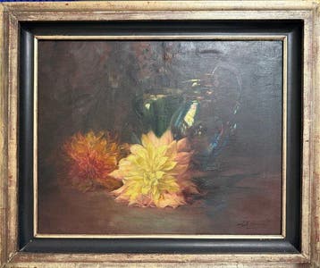 Julien Stappers (1875-1960) - Dahlias