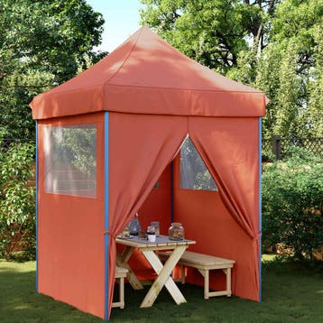 vidaXL Partytent Terracotta 200 x 200 x 306 cm Oxford Stof, Verzenden, Nieuw