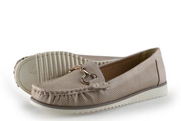 Lara Instappers in maat 41 Beige, Verzenden, Instappers