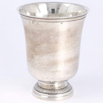 Parijs 1764/65 - Wijnbeker - Beker - .950 zilver, Antiek en Kunst