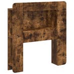 vidaXL Hoofdeinde Kast met opslag Gerookt eiken, Huis en Inrichting, Verzenden, Nieuw