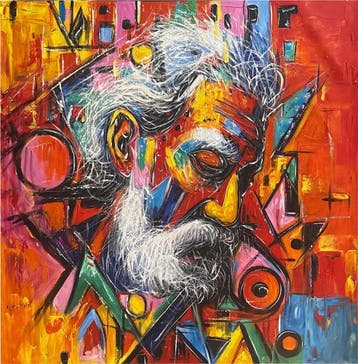 Nguyen Robert (1958) - Les Pensées 80 60 cm