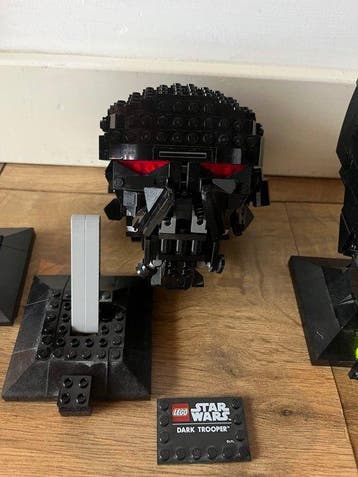 Lego Set - Star Wars, Marvel - 4x Lego helmen, Nieuw