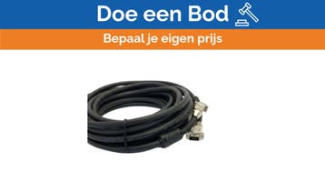 Bieden: VGA Cable DSUB 15P Male to Male 10m Monitor Cable, Ophalen of Verzenden, Nieuw