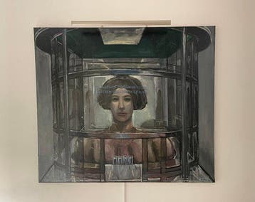 Peter Blokhuis (1938) - Circus kassa meisje