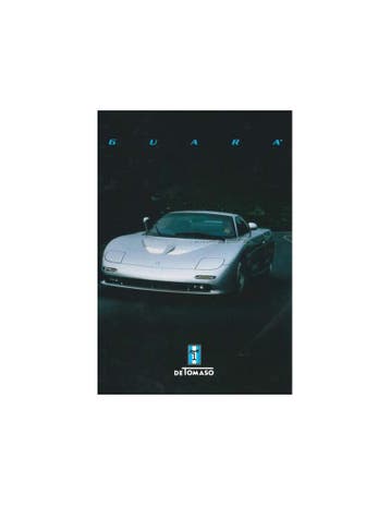 1999 DE TOMASO GUARA BROCHURE, Nieuw