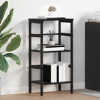 vidaXL Boekenplank Zwart Eiken 40 x 29.5 x 115 cm Bewerkt, Verzenden, Nieuw