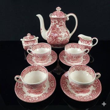 Enoch Wedgwood (Tunstall) Ltd. - Koffie- en theeservies (11), Antiek en Kunst