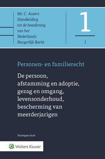 De Persoon, Afstamming En Adoptie, Gezag En Omgang, Levenson, Verzenden, Nieuw