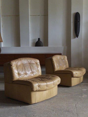 Knoll Sitzmöbel - Fauteuil - Leder - twee