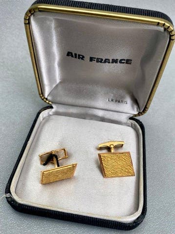 Other brand - Boutons de manchette - air france - 18 carats