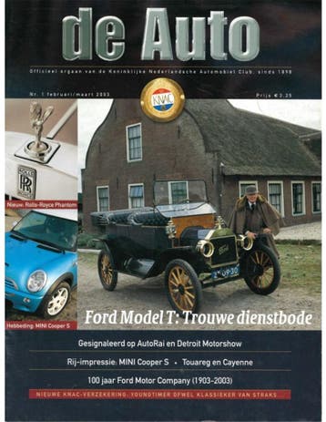 2003 DE AUTO MAGAZINE 01 NEDERLANDS, Nieuw
