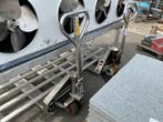 Online veiling - Hand hydraulische palletwagen RVS (2x), Ophalen