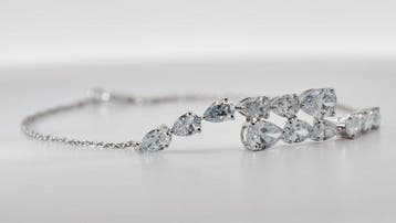 Zonder minimumprijs - Armband - 14 karaat Witgoud - 2.24ct., Nieuw
