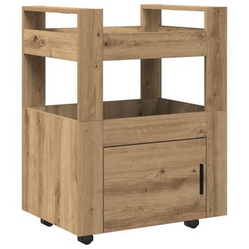 Keukentrolley Eik 60cm | Retour deal | Sla nu je slag, Verzenden, Zo goed als nieuw