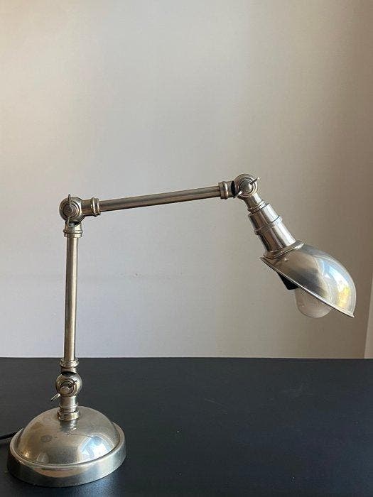 Tafellamp - Metaal - Industriële bureaulamp, Antiquités & Art, Antiquités | Assiettes décoratives & Carrelages